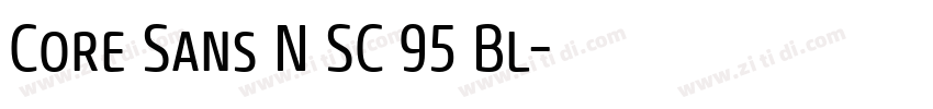 Core Sans N SC 95 Bl字体转换